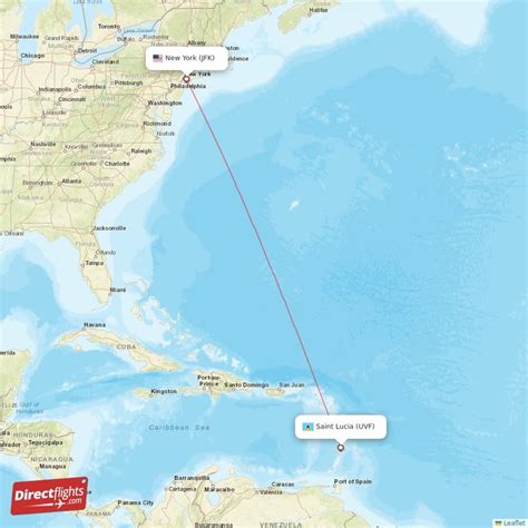  Flights from New York JFK to St. Lucia Hewanorra via Charlotte Ave. Duration 8h 46m When Every day Estimated price $340–2,100. Flights from New York JFK to Antigua 
