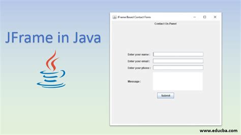 Jframe java.  For more information on To make the JFrame behave the same as a...