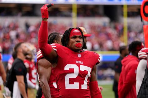 Jiayir brown. As a reserve, Brown was on the 49ers’ scout team, and his job was to emulate Tampa Bay’s Pro Bowl safety Antoine Winfield Jr. “Brock’s preparation throughout the week, man,” Brown said. 