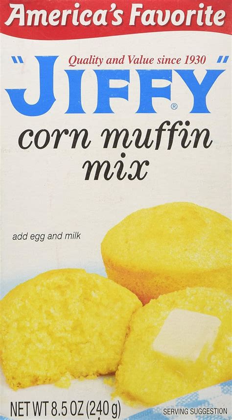 Jiffy Corn Muffin Mix - Make Corn Bread Quick and Easy, 240 g