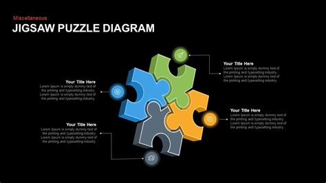 Jigsaw Puzzle Diagram PowerPoint Template and Keynote