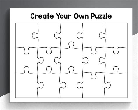 Jigsaw puzzle maker free printable pdf.  Free PDF maker!.  Glue your Create ...