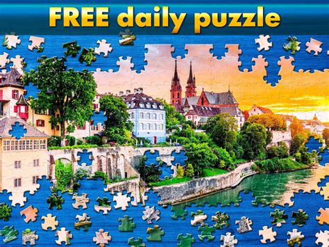 Holen Sie sich Everyday Jigsaw, ein kostenloses Puzzlespiel dass Ihre Welt rockt. Spielen Sie Online oder Offline, 30'000 Puzzles mit bis zu tausenden Teilen: Tausende kostenlose Puzzles die dich umhauen werden! Puzzle des Tages, Puzzles im Vollbildmodus und vieles mehr.