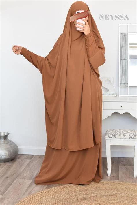 Product rated Two Piece Jilbab Snap Buttons "Skirt" Umm Hafsa - Blue. . Jilbab