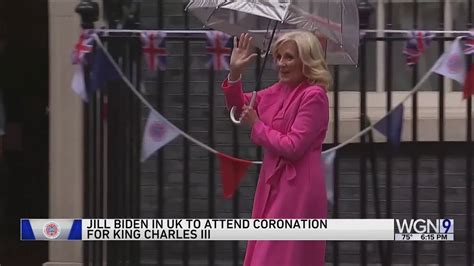 Jill Biden in UK for King Charles’ coronation, visits No. 10