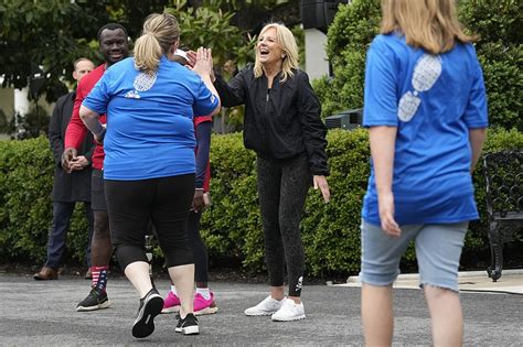 Jill Biden says exercise including spin classes and jogging helps her find ‘inner strength’