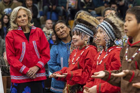Jill Biden touts efforts to bring better internet to Alaska Native villages
