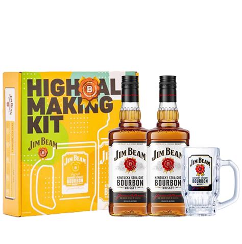 Jim Beam White Highball Making Kit Festive Gift Set