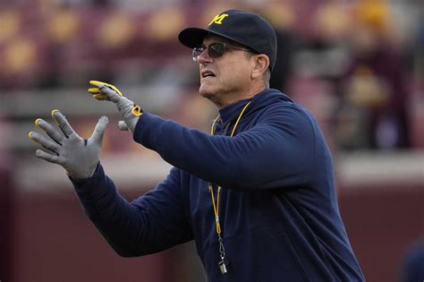 Jim Harbaugh, set to return to sideline, wonders who could have it better than the No. 2 Wolverines