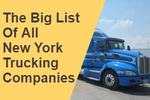 Jim Parry Trucking LLC (New York Transport Company)