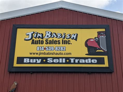 Whether you are a new customer or returning for another vehicle, we welcome the opportunity to help you. Feel free to call us anytime at 814-539-8282 or text us at 814-244-2783. We are celebrating our 43rd year in business and love what we do here at Jim Babish Auto Sales!