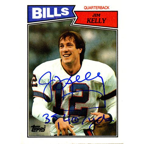 All prices are the current market price. Jim Kelly (Football Cards 1991 Upper Deck Domino's Quarterbacks) prices are based on the historic sales. The prices shown are calculated using our proprietary algorithm. Historic sales data are completed sales with a buyer and a seller agreeing on a price. We do not factor unsold items into our prices.. Jim kelly cards
