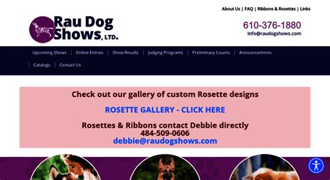 Cancellations must be received in writing before entries close. Please be sure to include the show entered, dog’s name, breed, AKC number and class entered. Also include who and where you would like the refund to be mailed. You can fax your cancellation to 610-376-4939, email it to info@raudogshows.com or send it by mail.. 