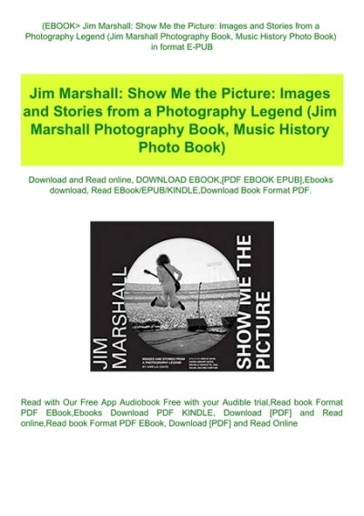 Read Online Jim Marshall Show Me The Picture Images And Stories From A Photography Legend Jim Marshall Photography Book Music History Photo Book By Amelia Davis