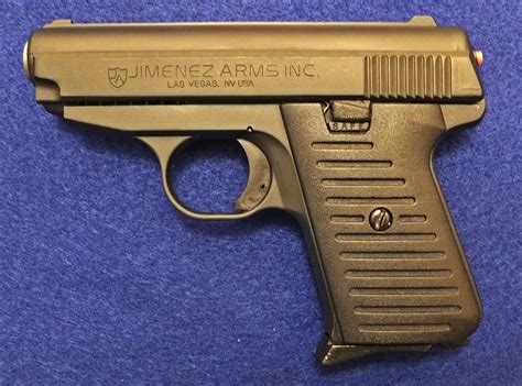Jimenez is just the most recent incarnation Jennings! The Jennings J-9 had a reputation for the slide coming off during firing and I have heard of accounts of the same from the new Jimenez. If you want a cheap 9mm fun gun buy a Hi-Point. The muzzle end of a .45 acp says "Go away" in pretty much every language. Reply.. 