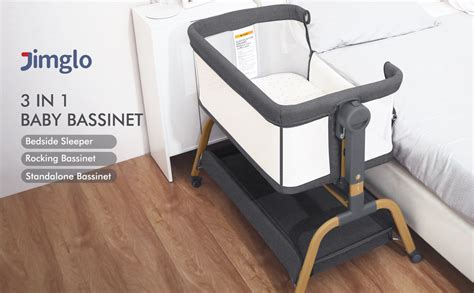 Jimglo bassinet reviews.  Product link: https://amzn.  Its bedside functionalit...