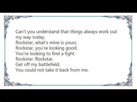 Jimmy Eat World - Rockstar Lyrics SongMeanings