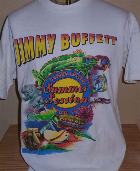 Jimmy Buffett Concert T Shirt 2001 Tour Double-Sided, Navy Blue Cotton Corona Beer, Chest 42 size Large unisex for Men Women, Music Souvenir. (639) $37.99. FREE shipping..