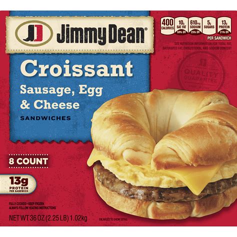 Jimmy dean sandwich. Featuring seasoned Jimmy Dean sausage patties on mini golden baked biscuits, Jimmy Dean Sausage Biscuit Snack Size Sandwiches are delicious to the last bite. With 8 grams of protein per serving, a tasty little biscuit breakfast sandwich is perfect for anyone who needs a microwave frozen breakfast for one. 