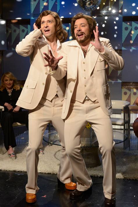 Jimmy fallon and justin timberlake. Sep 25, 2013 · Justin and Jimmy met at the 2002 VMAs, when they were both at major turning points in their careers. Then-Saturday Night Live star Fallon was hosting the show, while the ex-NSYNC member was making ... 