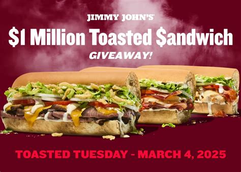 Jimmy fallon tickets twitter.  Jimmy John's hot Toasted Sandwiches include...