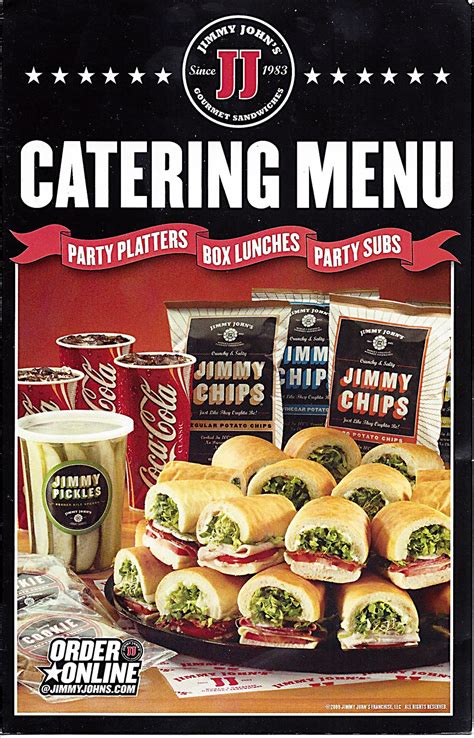 Jimmy john's party platter. Catering Bundles, Party Boxes, Wraps Boxes, and Box Lunches are totally customizable. Choose your crew's favorite sandwiches and wraps, or try something new! And most importantly, don't forget to grab plenty of sides, desserts, and drinks. Order catering online now from your local Jimmy John’s at 3125 N. Calumet Ave.! 