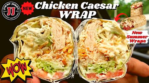 Jimmy John's new Jalapeno Ranch Chicken Wrap features all-natural chicken, provolone cheese, jalapeno ranch, crispy jalapenos, and red pepper flakes in a flour wrap. The returning Chicken Caesar Wrap offers all-natural chicken, parmesan cheese, Caesar dressing, and mini croutons in a garlic & herb wrap. Finally, the Thai Chicken Wrap consists .... 