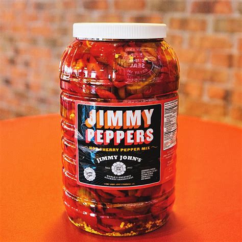 Jimmy peppers jimmy johns. Gargantuan. Five proteins and provolone served on 8" or 16" French, sliced wheat or Unwich®. Huge enough to feed the hungriest of humans! 