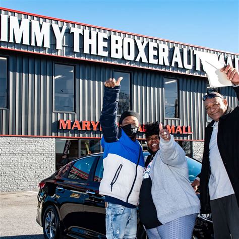 Jimmy the boxer auto mall. Jimmy the Boxer Auto Mall is a top choice for a Used Cars and Trucks dealer. We are located in Nottingham, MD, just a short drive from Essex. Used Inventory. Used 2023 Toyota Corolla Cross LE: Used 2023 Toyota Corolla SE: Used 2023 Toyota Camry LE: Used 2023 Nissan Sentra SR: 