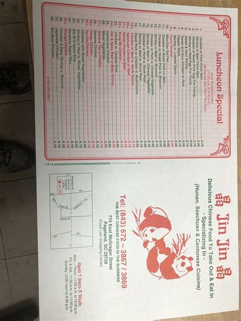 Jin jin pageland menu. See 1 photo from 35 visitors to Jin Jin Restaurant. 