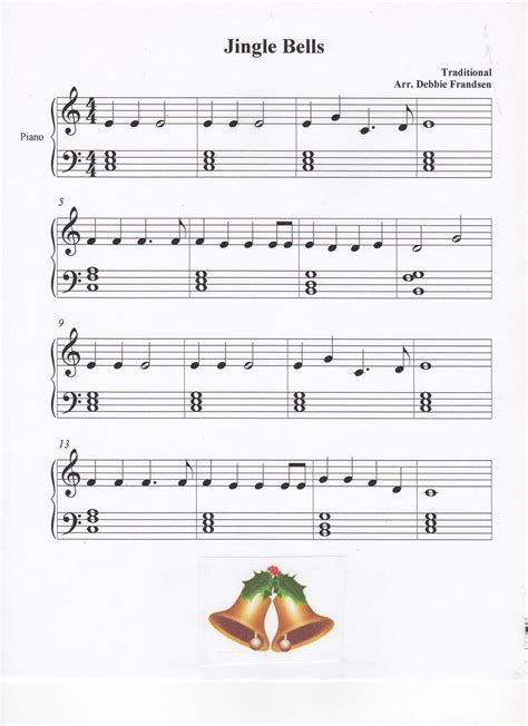 Jingle bells piano easy. 35.4K. 473 votes. Please rate this score. Why am I seeing this? Difficulty level. I disagree. Beginner. This score is based on. Jingle Bells. by James Pierpont. Other … 