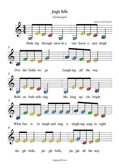 Print and Download Jingle Bells For Marimba Or Xylophone sheet music. Music notes for sheet music by James Pierpont (1822-1893): Amy E Stubbs at Sheet Music Plus. (A0.956132). . 