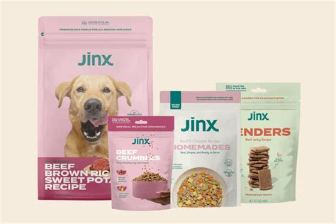 Jinx dog food review. Grain-Free Dog Food Sampler. Our expertly-formulated kibbles without the grain. $30. Nourish your dog with Jinx premium dog food & treats. Shop our range of wet dog food, dry dog food and dog food toppers made with high quality ingredients. 