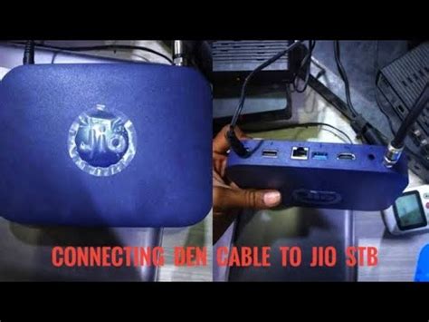 Jio Set Top Box Connected with DEN Cable Tutorial #livetvjio