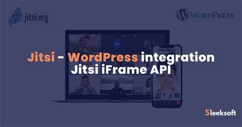 Jitsi embed. si: Jan 14, 2026 · Learn how Jitsi iFrame API Customizatio...