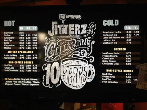 Jitterz. Delivery & Pickup Options - 28 reviews and 9 photos of JITTERZ ESPRESSO "Jitterz is hands down my favorite coffee place!! The only thing I have wrong with this one in particular is that they take forever to get your coffee done, idk why but it's been like this almost every time" 