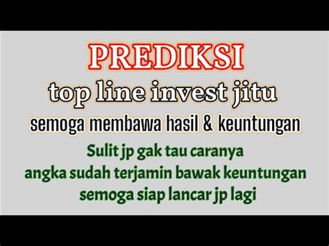 Jitu rabu 10 05 2017. Invest 50 line semua.