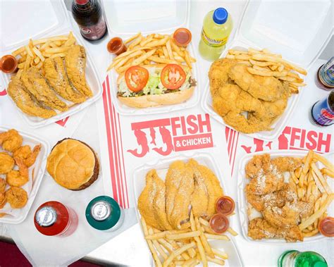 Jj fish on madison and central. Fried Oysters Dinner. $17.99 • 66% (3) Dinners include fries and coleslaw. We cook in 100% pure vegetable oil. All of our catfish is farm-raised and U.S.D.A inspected. Fried Catfish Nuggets Dinner. $15.99 • 83% (6) Dinners include fries and coleslaw. We cook in 100% pure vegetable oil. 