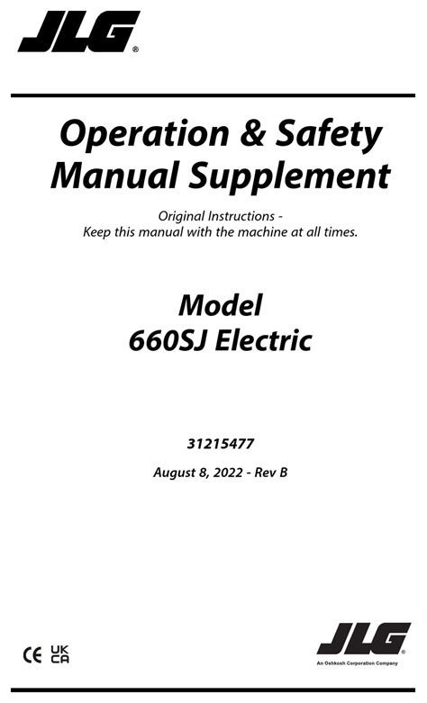 Jlg 660SJ Manuals ManualsLib