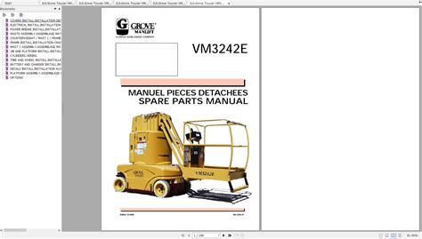 Jlg toucan vm3242e vm2642e servicio de fábrica reparación taller manual descarga instantánea 65288 p n 31210043 65289. - Airtex parts user manual maintenance schedule.