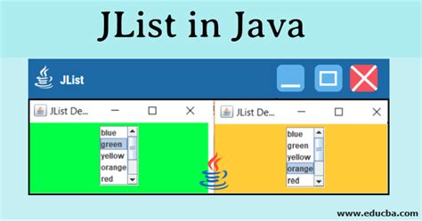 Jlist in java.  We discuss the Introduction, Constructors of JList, Commonly Used Methods o...