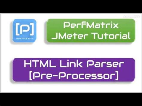 Jmeter beanshell preprocessor parameters.  HTML Link Parser The HTML Link Parser...