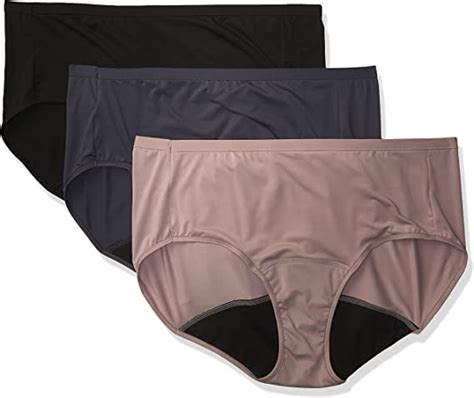 Hanes Women's Shaping Brief Pack, 100% Cotton Lining, 2-Pack Light