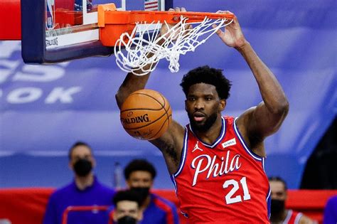 Joel Embiid's finest moments usually come on offense, but he's an MVP candidate because he excels on both sides of the ball. He reminded everyone of that fact in stunning fashion on Thursday night .... 