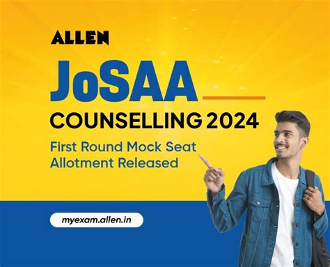 JoSAA Counselling 2024: Round One Mock Seat Allotment List