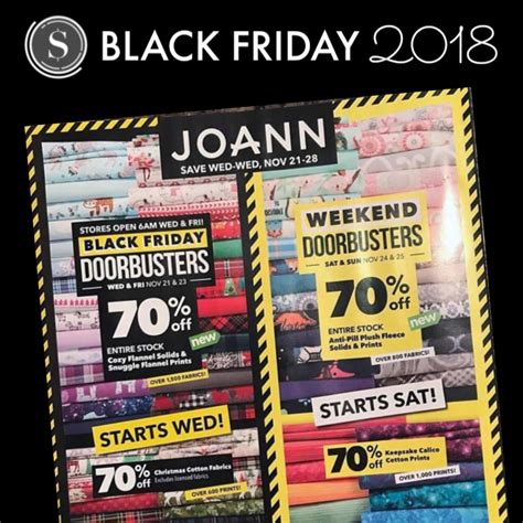 Joann fabrics black friday hours. Things To Know About Joann fabrics black friday hours. 