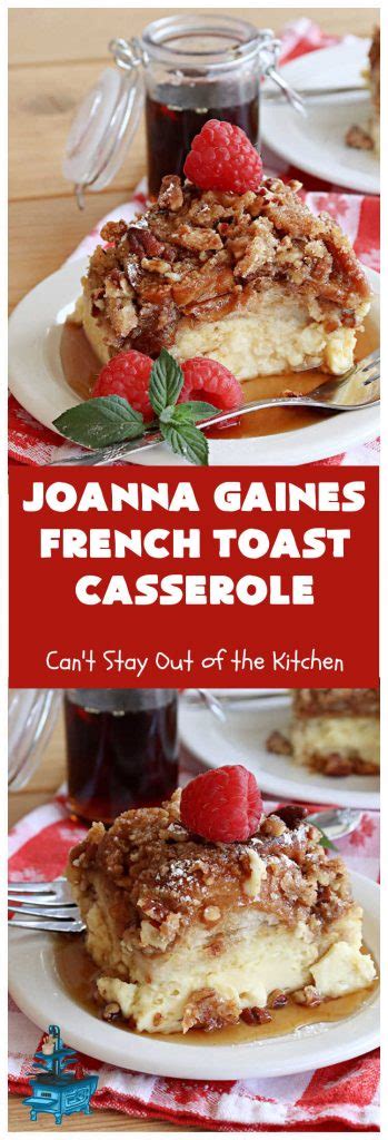 JoAnna Gaines French Toast Casserole - Can't Stay Out of the … 1 day ago cantstayoutofthekitchen.com Show details Web Oct 10, 2022 · Grease a 9×13″ glass baking dish with a tablespoon of the butter. Layer the bread slices into the dish in two rows so that they overlap. Meanwhile, in a mixing bowl, … Bread Baking 419 Show detail Preview .... 