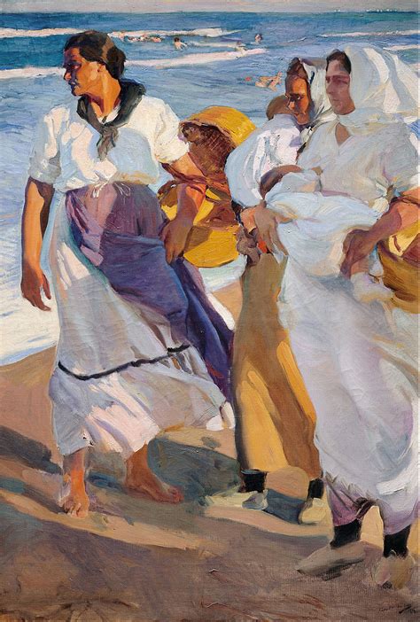  Col. Pedro Masaveu. Sorolla’s other great love was for his home city of Valencia. Despite living in Madrid, he returned to Valencia every year, drawn to the intense light and broad horizon of the coast. He grew a reputation for beach scenes, which he painted endlessly, and had an uncanny ability for capturing the effects of blazing ... . 