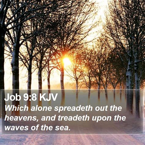 Job 9:8 - Bible Hub