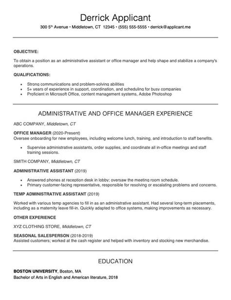 Job Hopper Resume Examples